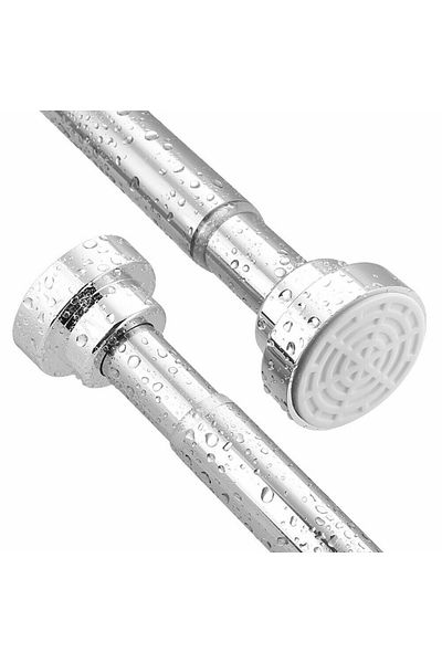 vivo Bara telescopica pentru perdea 105-170 cm, L, argintiu, SCL01-SILVER-L