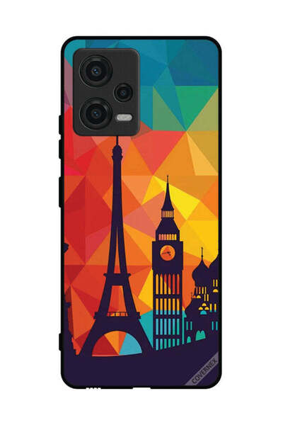 Covernex غطاء حماية لهاتف شاومي بوكو X5 بنمط باريس الملون