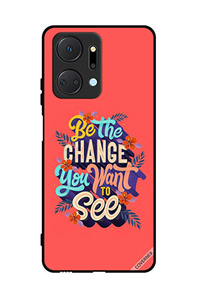 Covernex غطاء حماية لهاتف Honor X7a كن التغيير الذي تريد رؤيته