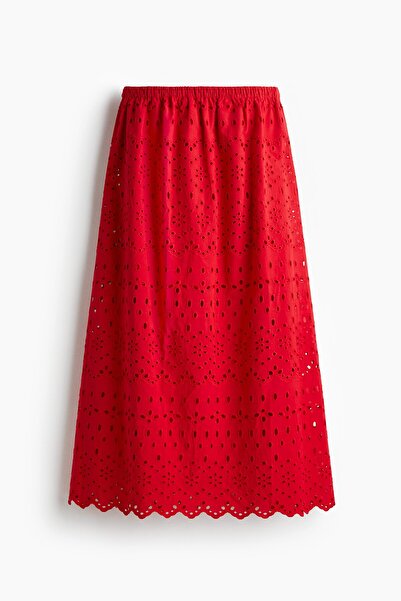 H&M Nakış İşlemeli Etek