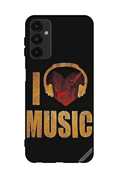 Covernex غطاء حماية لهاتف سامسونج جالاكسي A14 5G، أنا أحب الموسيقى فينتاج