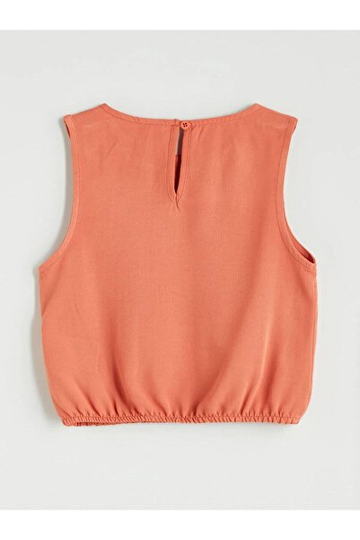 LC Waikiki Bluză și pantaloni scurți pentru fete LCW Kids din amestec de in (S5)