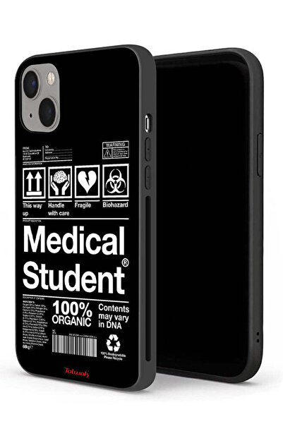 Tolwak جراب حماية لجهاز Apple iPhone 13 mini، ملصق طالب الطب