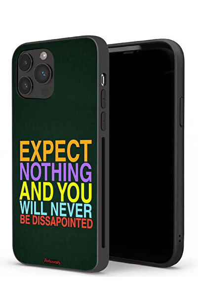 Tolwak جراب حماية لجهاز Apple iPhone 13 Pro لا تتوقع شيئًا ولن تشعر بخيبة الأ...