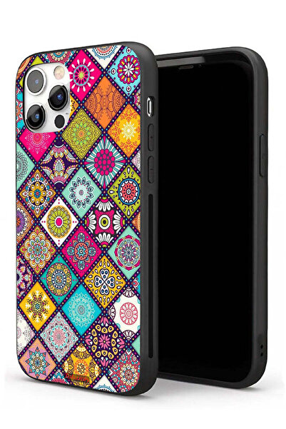 Tolwak جراب حماية لجهاز Apple iPhone 11 Pro Max بنمط مربعات ماندالا