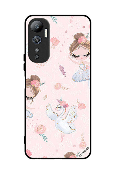 Covernex غطاء حماية لجهاز Infinix Hot 20 - فتاة وزهور