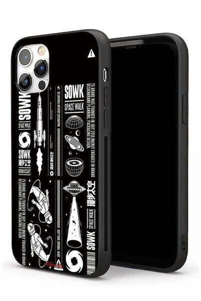 Tolwak غطاء حماية لجهاز Apple iPhone 11 Pro - ملصق Sowk Space Walk