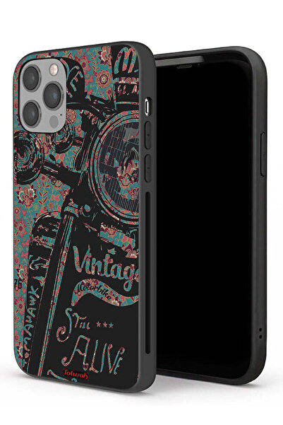 Tolwak جراب حماية لجهاز Apple iPhone 12 Pro Max بتصميم دراجة نارية كلاسيكية