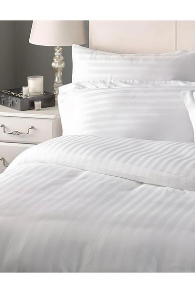Belsina Home Battal Size Cotton Satin Fitted Sheet Set |   180X200Cm |   100% Cotton