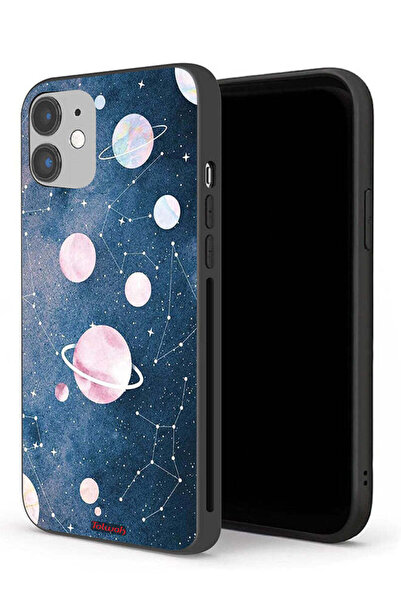 Tolwak غطاء حماية لجهاز Apple iPhone 12 mini برسومات فنية فضائية