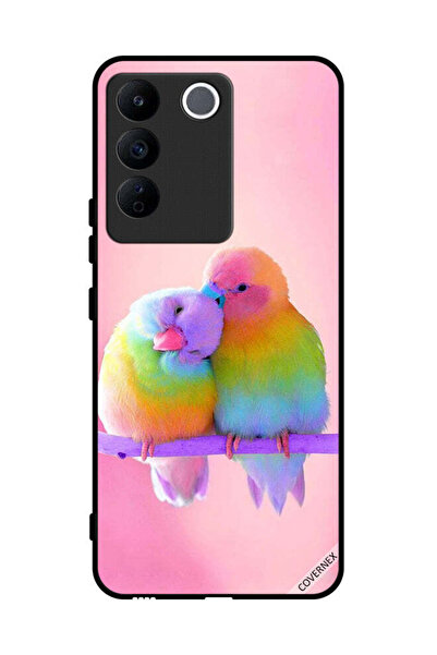 Covernex غطاء حماية لهاتف Vivo V27e برسومات طيور لطيفة