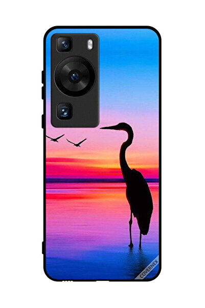 Covernex غطاء حماية لهاتف هواوي بي 60 - شوك وطيور
