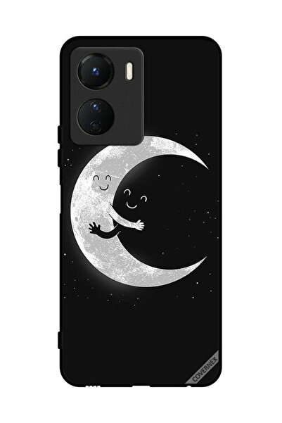 Covernex غطاء حماية لهاتف Vivo Y16 عناق القمر والسماء المظلمة