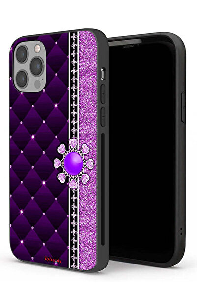 Tolwak غطاء حماية لامع بتصميم قلوب لهاتف Apple iPhone 12 Pro Max