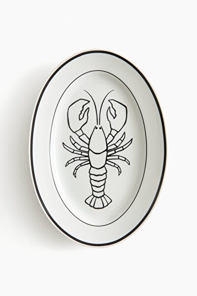 H&M Porselen Servis Tabağı