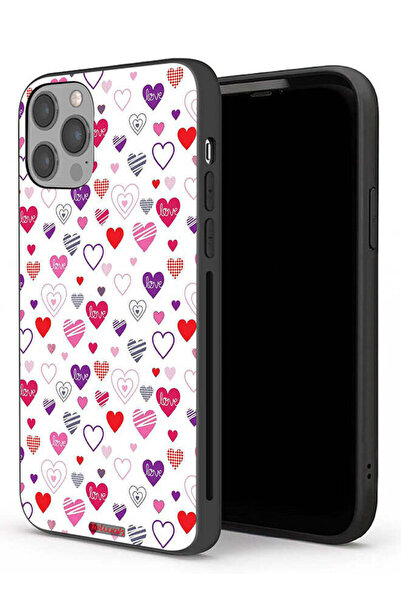 Tolwak غطاء حماية لهاتف Apple iPhone 12 Pro Max برسومات قلوب