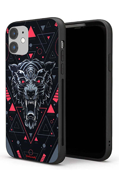 Tolwak غطاء حماية لجهاز Apple iPhone 11 بتصميم الذئب المتمايل