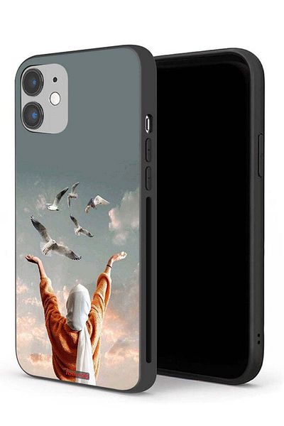 Tolwak جراب حماية لجهاز Apple iPhone 12 mini بتصميم طيور تحلق