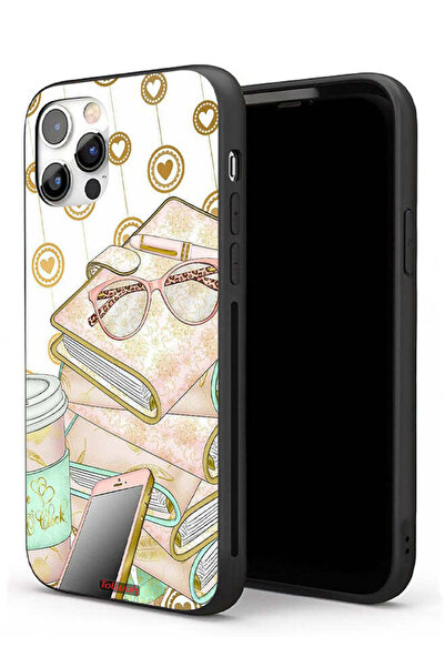 Tolwak جراب حماية لهاتف Apple iPhone 11 Pro Max نظارات على الكتب
