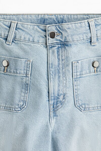 H&M Wide High Ankle Jeans