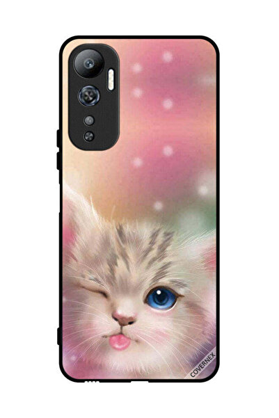 Covernex غطاء حماية لهاتف Infinix Hot 20 بتصميم قطة لطيفة