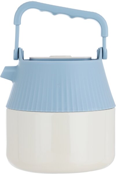 Generic ترمس ريما ستيل من معرض السيف، سعة 1 لتر - أزرق سماوي بيج