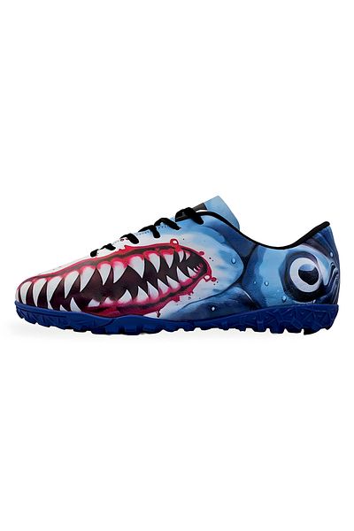 MBrands Ghete de fotbal 7.1 Shark pentru gazon sintetic, albastre, 40