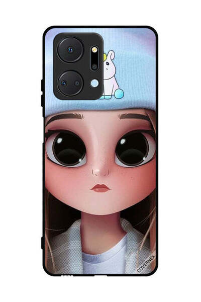 Covernex غطاء حماية لهاتف Honor X7a - فتاة يونيكورن لطيفة