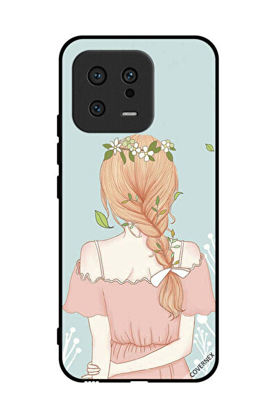 Covernex غطاء حماية لهاتف شاومي 13 بفتاة واقفة بمظهر لطيف