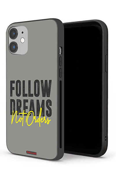 Tolwak جراب حماية لجهاز Apple iPhone 12 - اتبع الأحلام وليس الأوامر