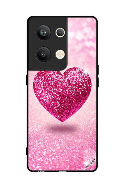 Covernex غطاء حماية لهاتف Oppo Reno 9 Pro Plus بتصميم قلب لامع