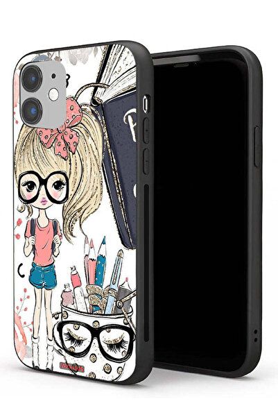 Tolwak غطاء حماية لجهاز Apple iPhone 11 بتصميم فتاة وحيد القرن