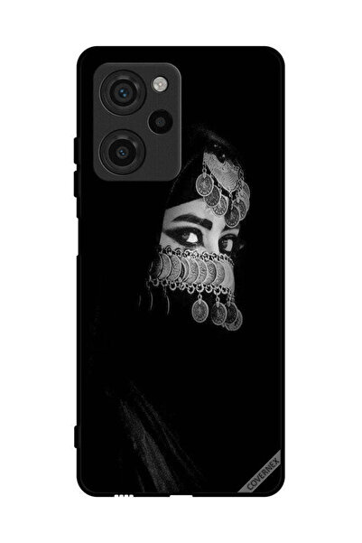 Covernex غطاء حماية لهاتف شاومي بوكو X5 برو، فتاة ذات عيون جميلة ووجه مزين با...