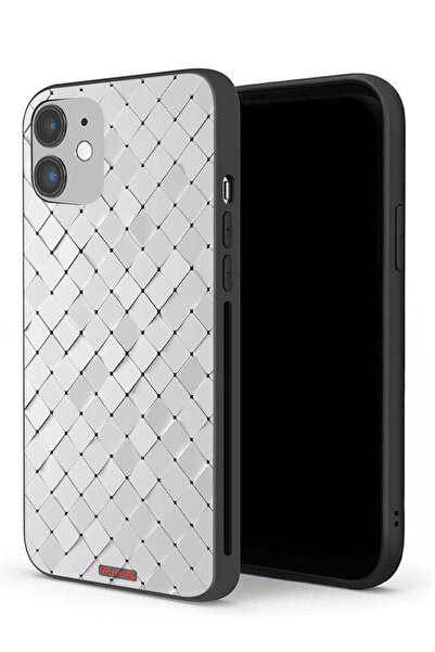 Tolwak جراب حماية لجهاز Apple iPhone 12 mini بنمط بلاط الملمس