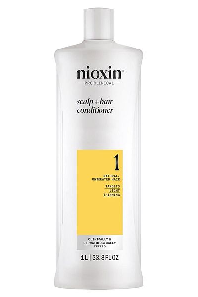 Nioxin System 1 Conditioner - Thickening Treatment for Unprocessed Light Fine Hair 1000ml