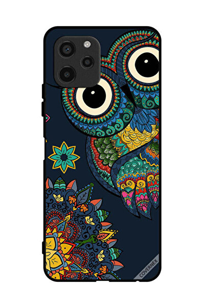 Covernex غطاء حماية لهاتف هواوي إنجوي 50z بتصميم بومة زهرية