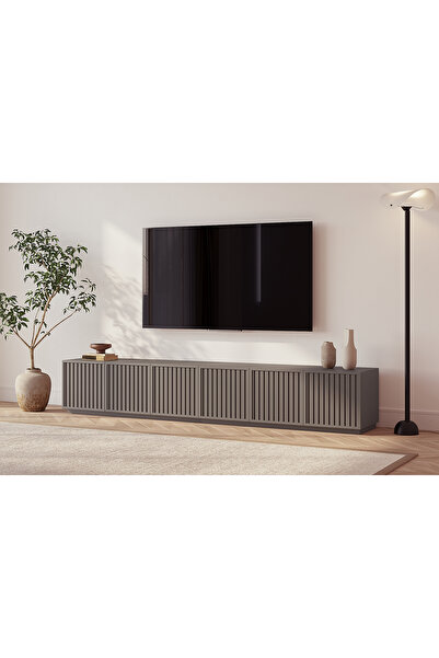 DUHO Vol Tv Ünitesi - Gri - 220 Cm
