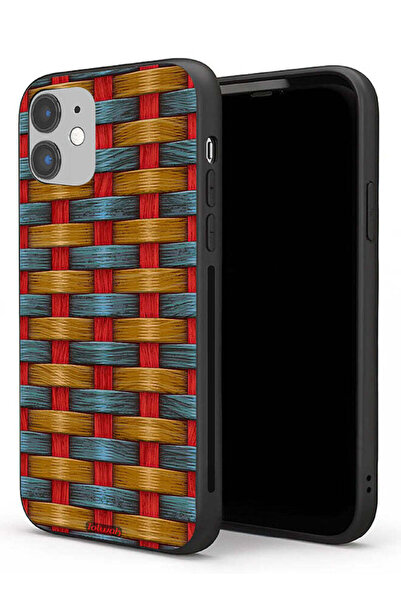 Tolwak Apple iPhone 11 Protective Case Strips Art Pattern