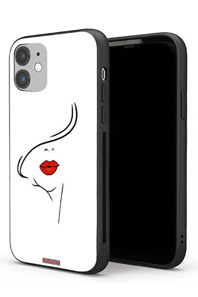 Tolwak جراب حماية لجهاز Apple iPhone 11 برسومات وجه فتاة