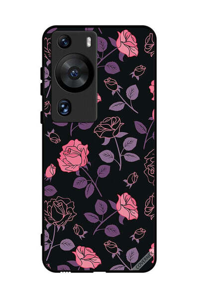 Covernex غطاء حماية لهاتف هواوي بي 60 برو - زهور قوطية باستيل