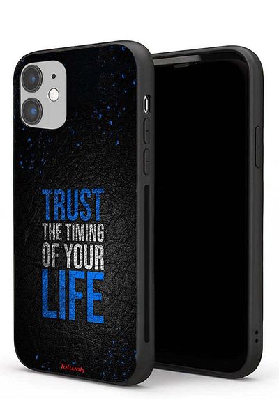 Tolwak Apple iPhone 11 Protective Case Trust The Timing Of Your Life