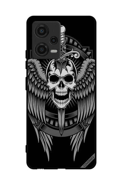 Covernex غطاء حماية لهاتف شاومي بوكو X5 - جمجمة وأجنحة نسر