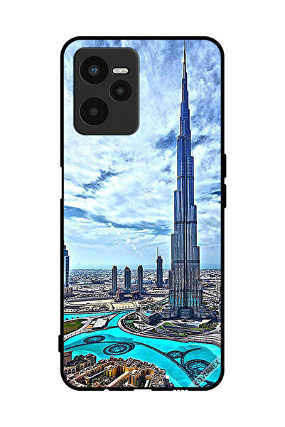 Covernex غطاء حماية لهاتف Realme C35 برج خليفة - غيوم تلامس السحاب