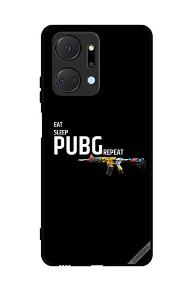 Covernex غطاء حماية لهاتف Honor X7a Eat Sleep Pubg Repeat