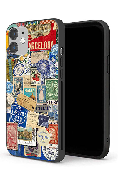 Tolwak ملصقات غطاء حماية لجهاز Apple iPhone 12 mini لمدن مختلفة