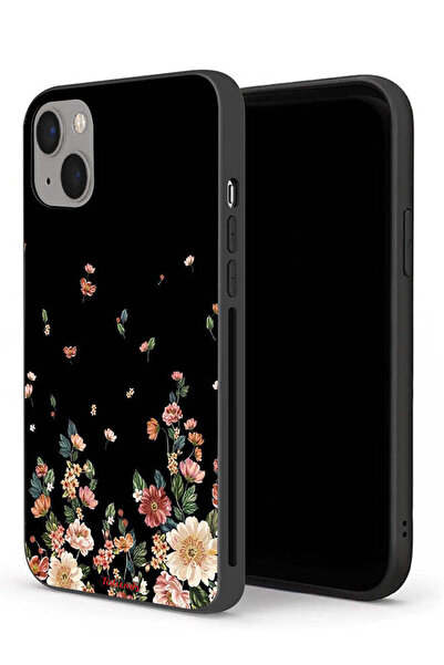 Tolwak جراب حماية لجهاز Apple iPhone 13 مع زهور صغيرة في الأسفل