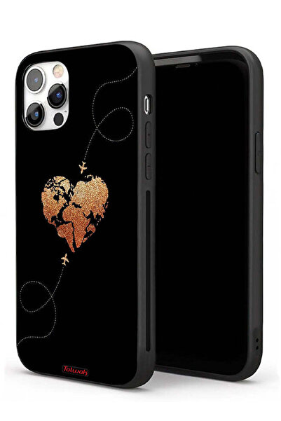 Tolwak غطاء حماية لجهاز Apple iPhone 11 Pro Max برسومات طائرات تلامس القلب