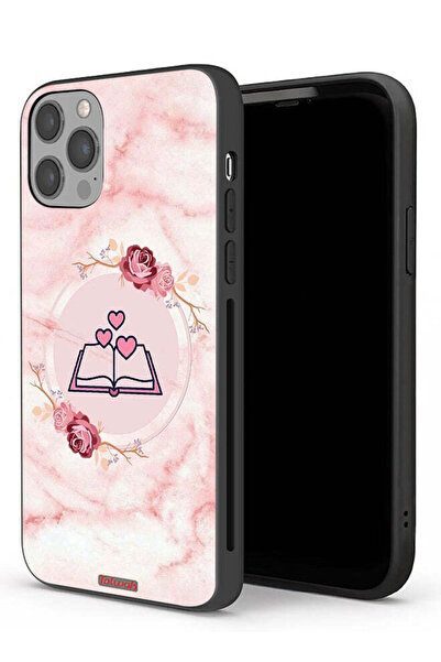 Tolwak جراب حماية لجهاز Apple iPhone 12 Pro بتصميم ثلاثة قلوب على كتاب