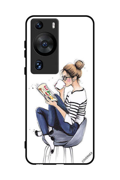 Covernex غطاء حماية لهاتف هواوي بي 60 برو - قراءة كتاب الفن