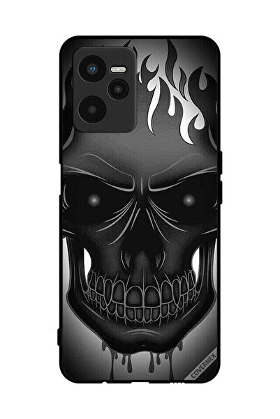 Covernex غطاء حماية لهاتف Realme C35 - رسمة جمجمة